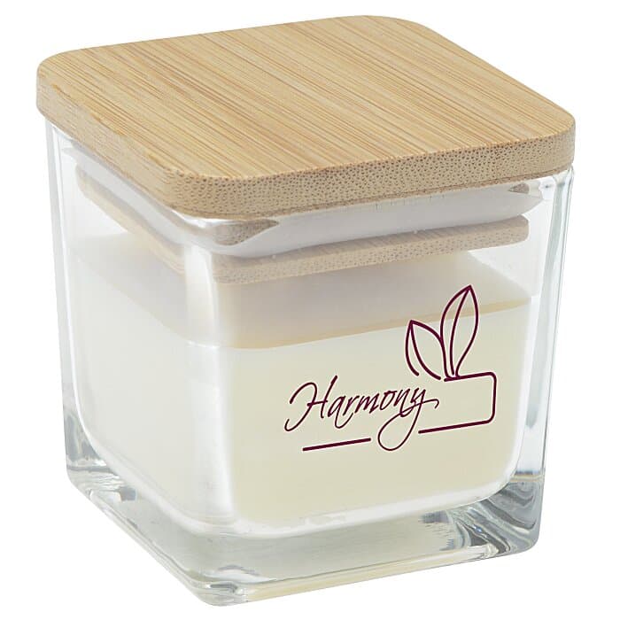 Mini Candle with Bamboo Lid