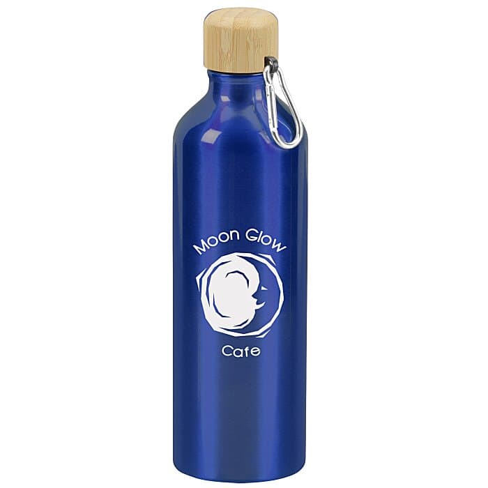 Tundra Aluminum Bottle with Bamboo Lid - 25 oz.