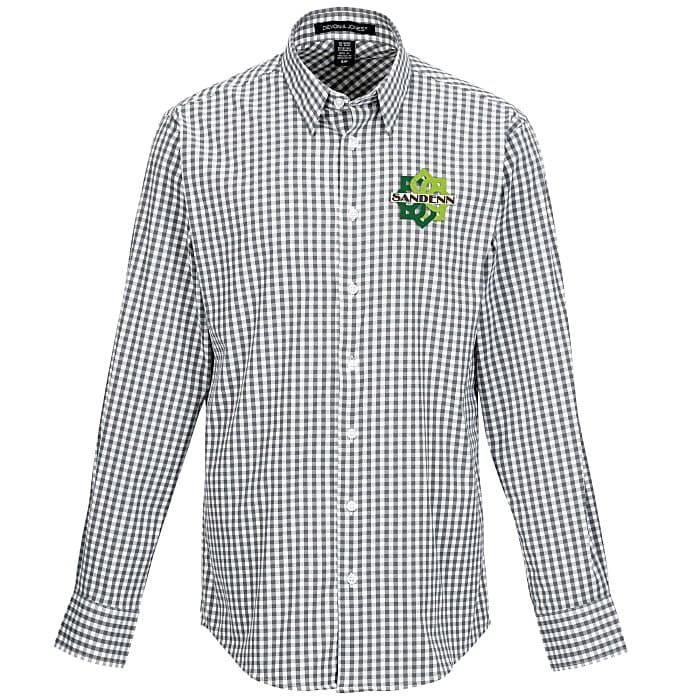 CrownLux Performance Gingham Shirt - Men's
