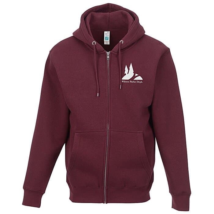 Lane Seven Premium Full-Zip Hooded Sweatshirt