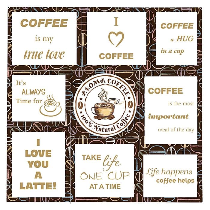 Message Magnet - 5-3/4 inches x 5-3/4 inches