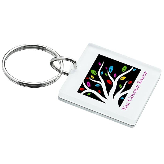 Mirrored Keychain - Square