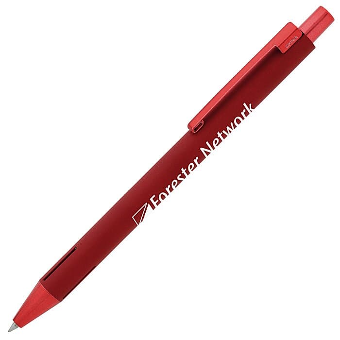 Halo Soft Touch Gel Metal Pen