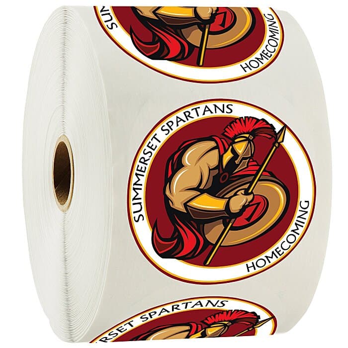 Full Color Sticker by the Roll - Circle - 3 inches - Low Quantity