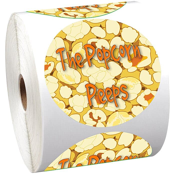 Full Color Sticker by the Roll - Circle - 3 1/2 inches - Low Quantity