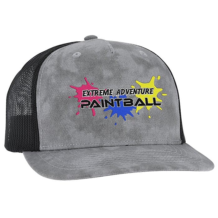 Modern Five Panel Trucker Cap - Old Wash