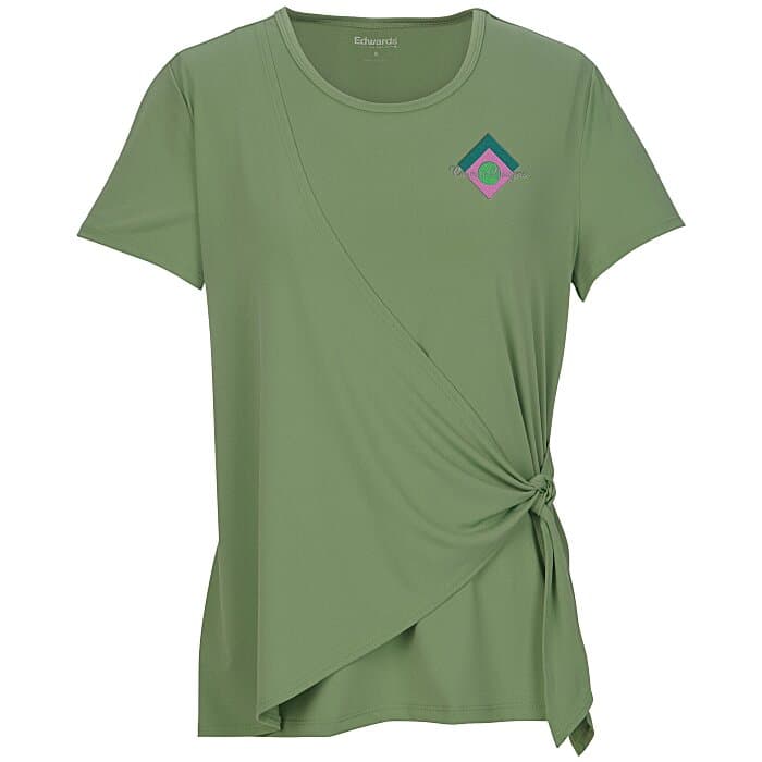 Soft Wrap Knit Blouse - Ladies'