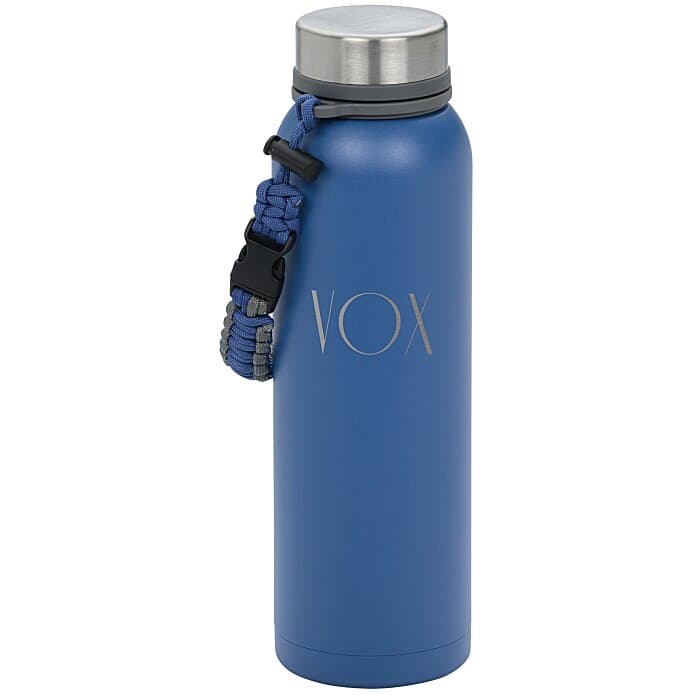 h2go Pine Vacuum Bottle with Carrying Handle - 32 oz - Laser Engraved