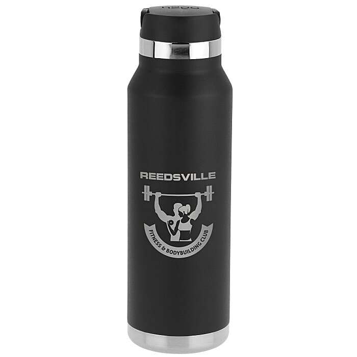 h2go Voyager Vacuum Bottle - 25 oz - Laser Engraved