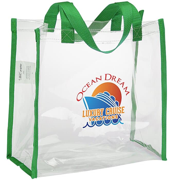Clear Game Tote - Full Color