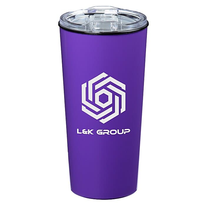 Roadmaster Travel Tumbler - 18 oz - Black Interior - Clear Lid