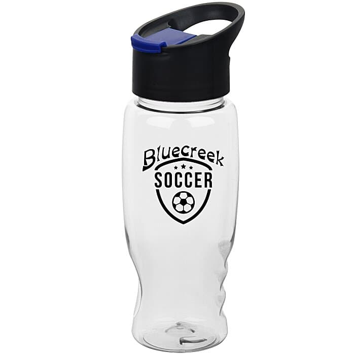 Clear Impact Comfort Grip Bottle with Pop Sip Lid - 27 oz