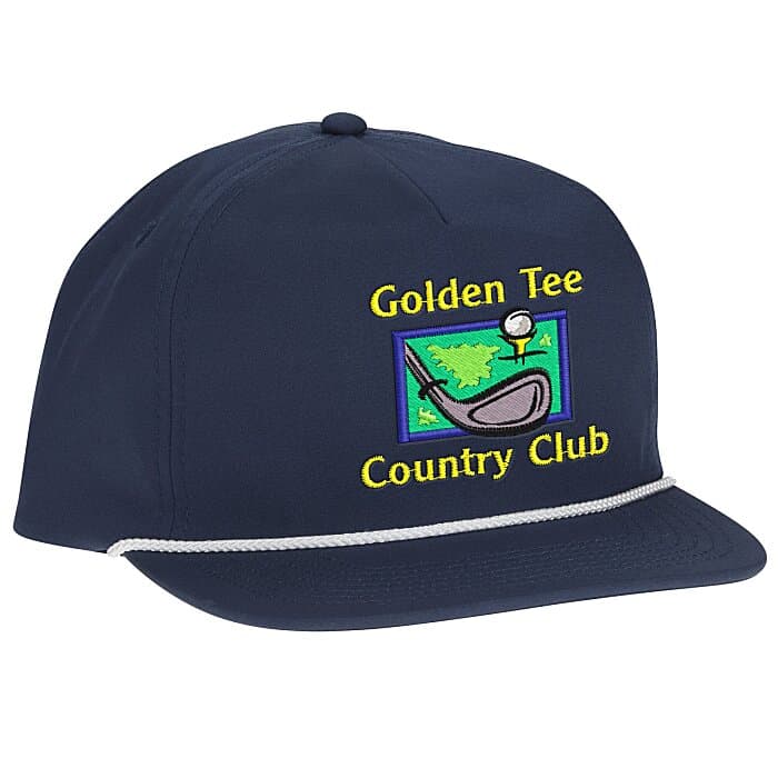 Flat Bill Poly Rope Cap