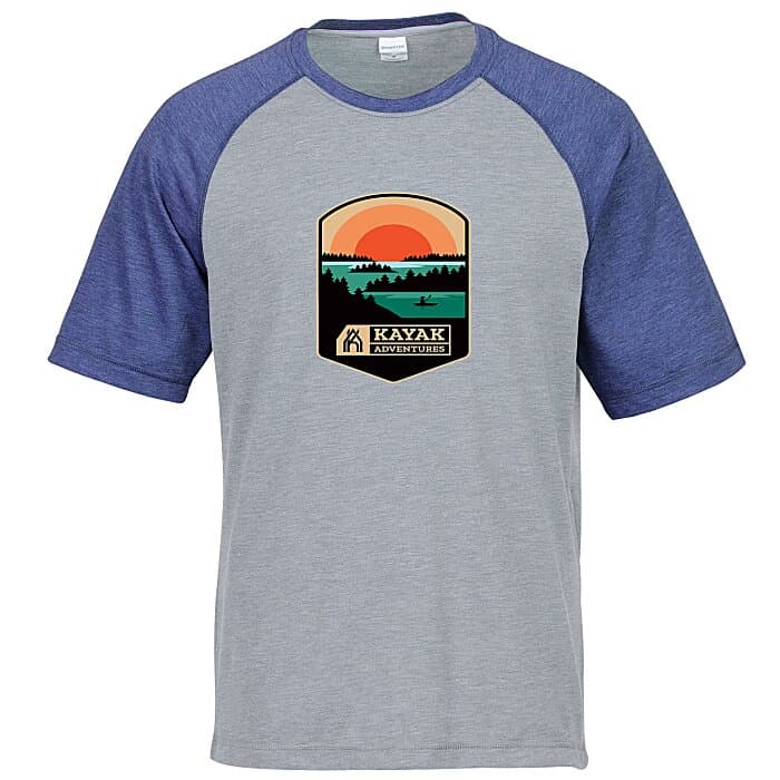Voltage Tri-Blend Wicking T-Shirt - Men's - Colorblock - Full Color
