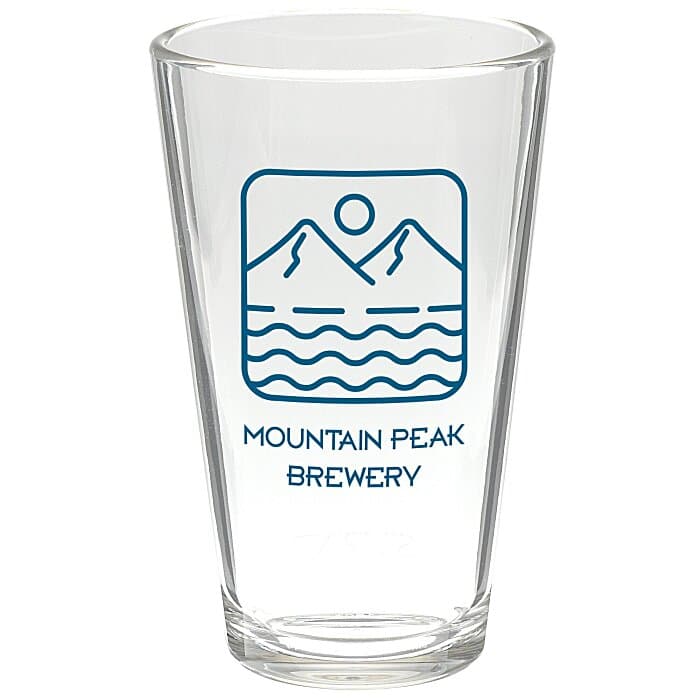 Silipint Clear Pint Glass - 16 oz
