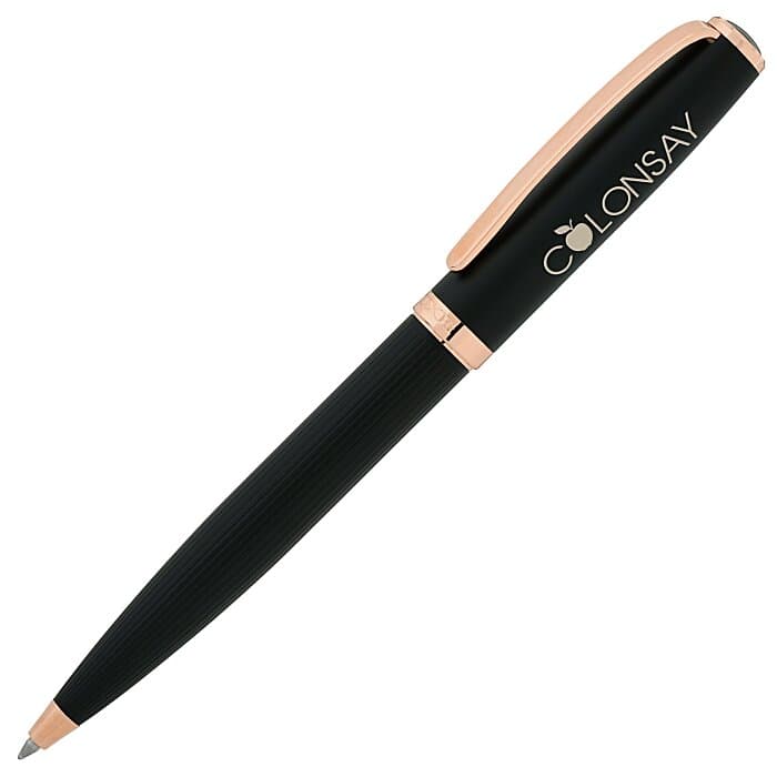 Luxe Noir Twist Gel Metal Pen