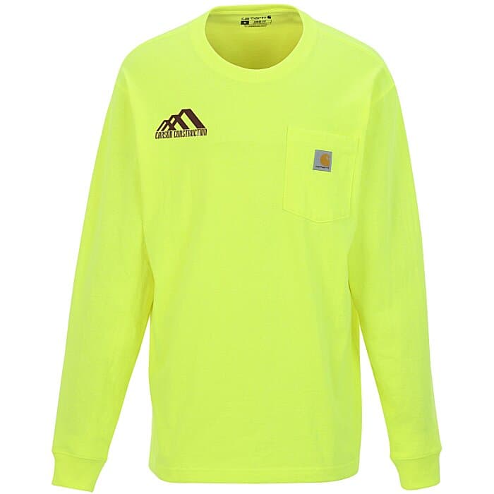 Carhartt Workwear Long Sleeve Pocket T-Shirt - Screen