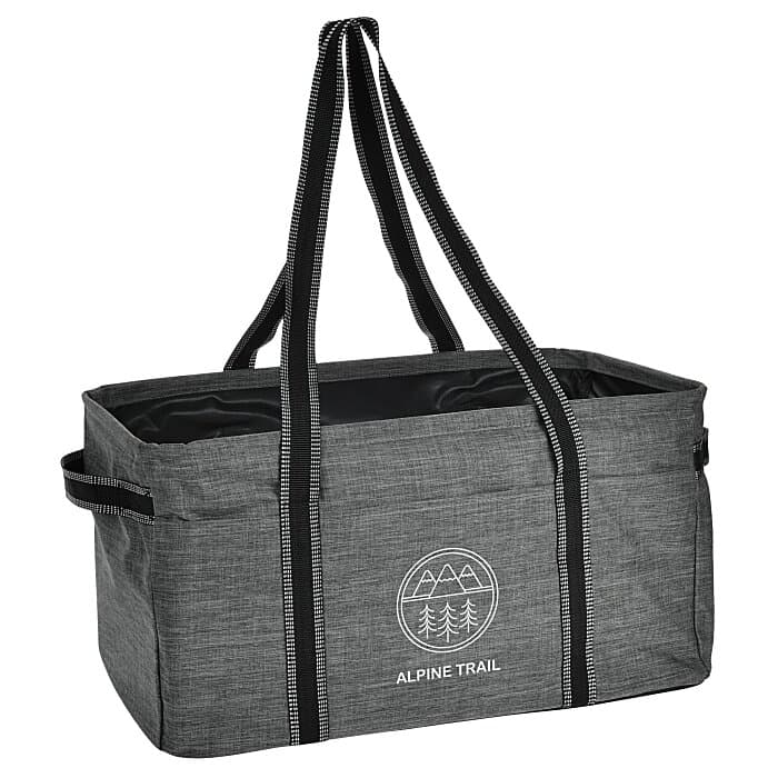 Three Pocket Heathered Utility Tote