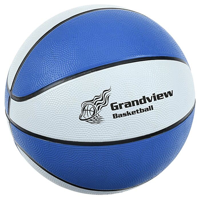Full Size Rubber Basketball - Two Tone