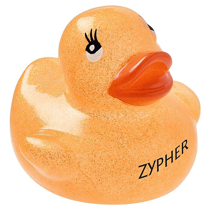 Glitter Rubber Duck - Pastel