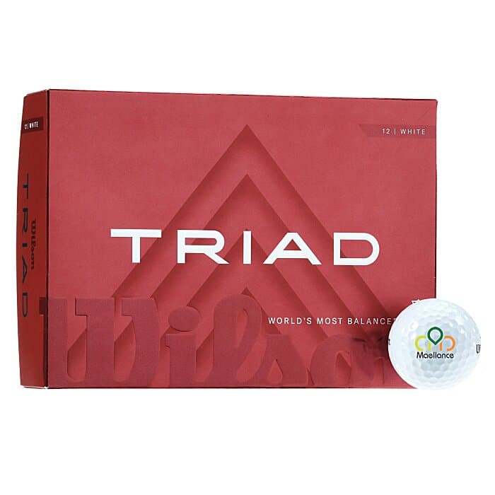 Wilson Triad Golf Ball - Dozen