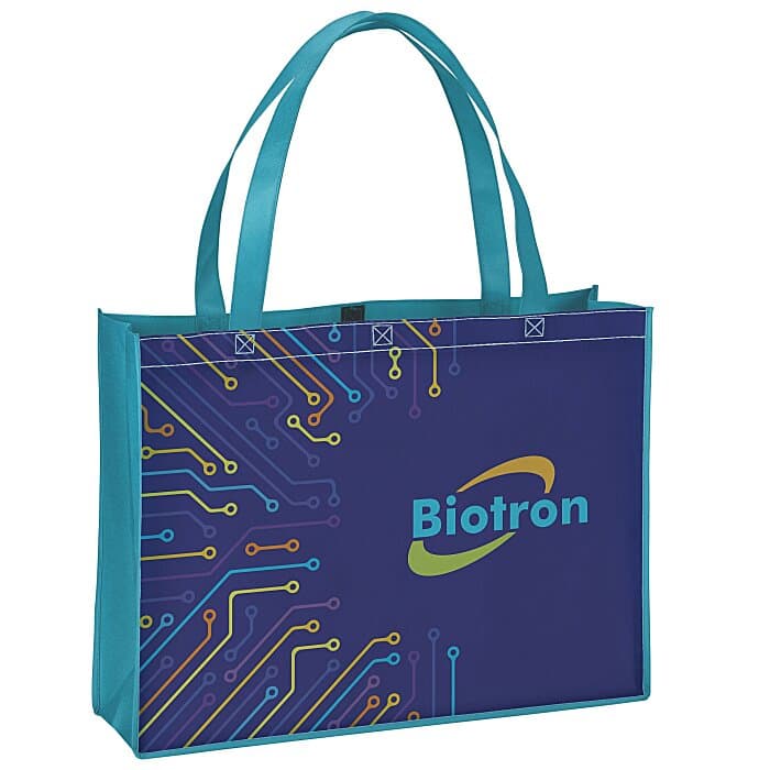 Full Color Shopping Tote - 14 3/4 inches x 19 3/4 inches
