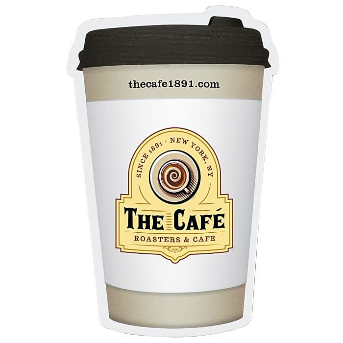To Go Coffee Cup Magnet - 20 mil