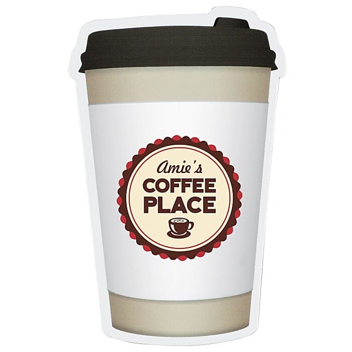 To Go Coffee Cup Magnet - 30 mil