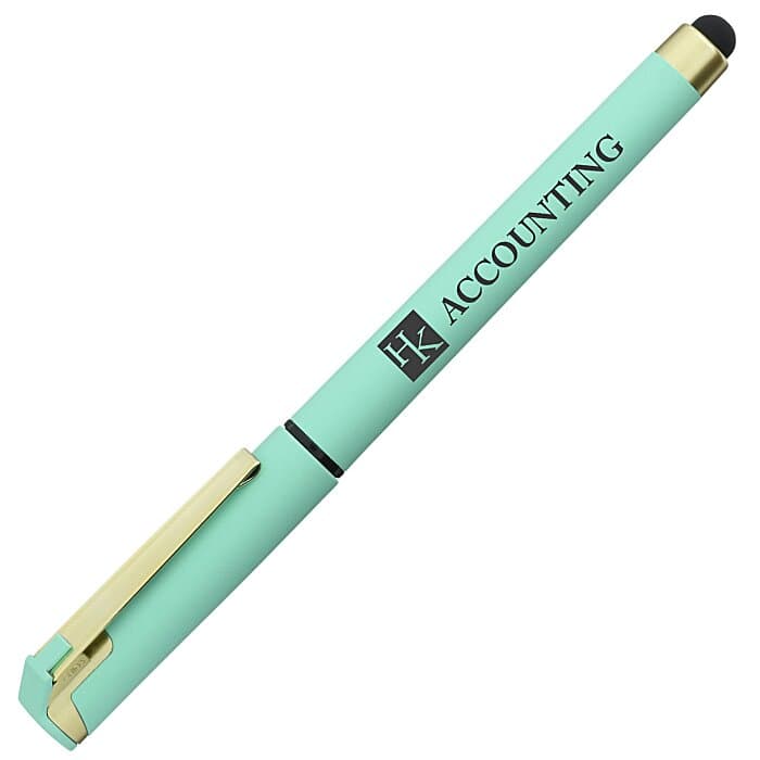 Cali Soft Touch Stylus Gel Pen - Opaque - Matte Gold