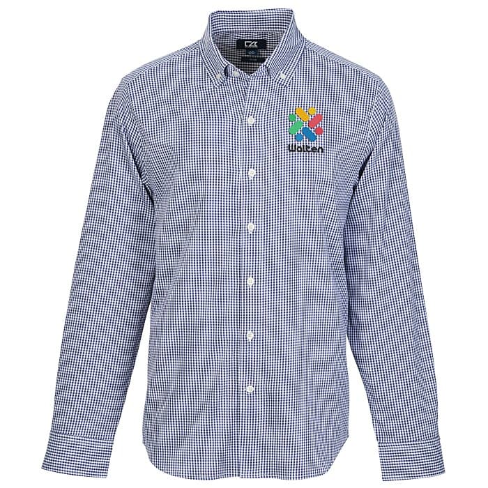 Cutter & Buck Skyline Gingham Dress Shirt - Men's