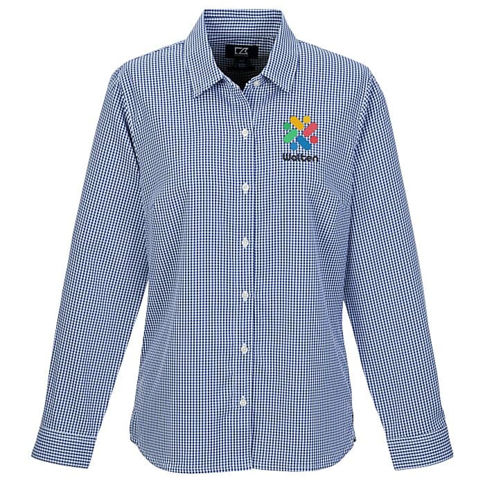 Cutter & Buck Skyline Gingham Dress Shirt - Ladies'