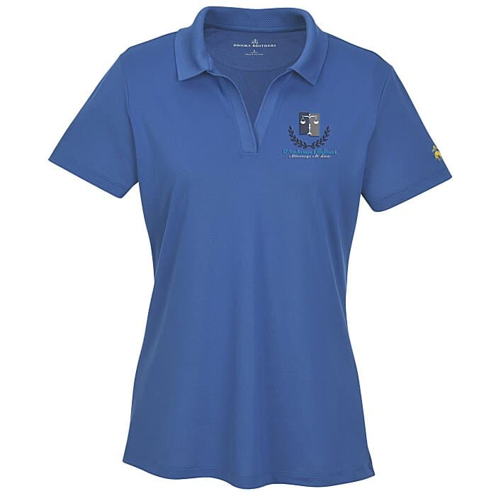 Brooks Brothers Mesh Pique Performance Polo - Ladies'
