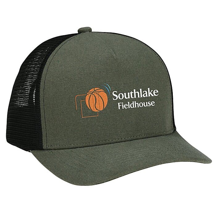 Thrive Five Panel Trucker Cap - Embroidered