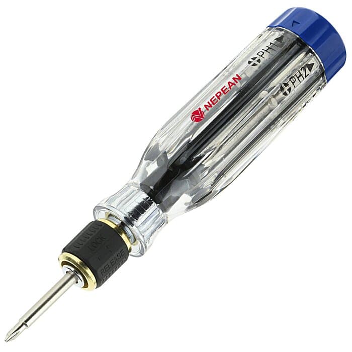 Clear Quick Release Screwdriver
