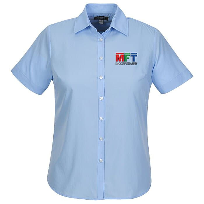 Essential Broadcloth Short Sleeve Shirt - Ladies'