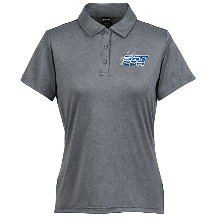 Manchester Heather Jersey Stretch Polo - Ladies'