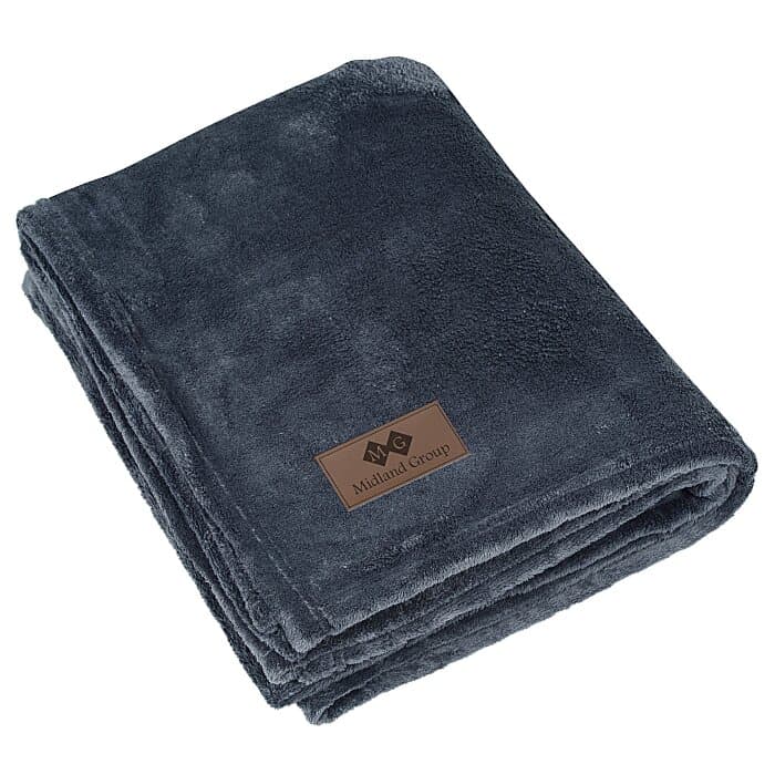Ultra Plush Blanket - Laser Engraved Patch