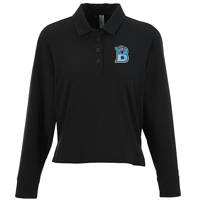 adidas Beyond Long Sleeve Loose Polo - Ladies'