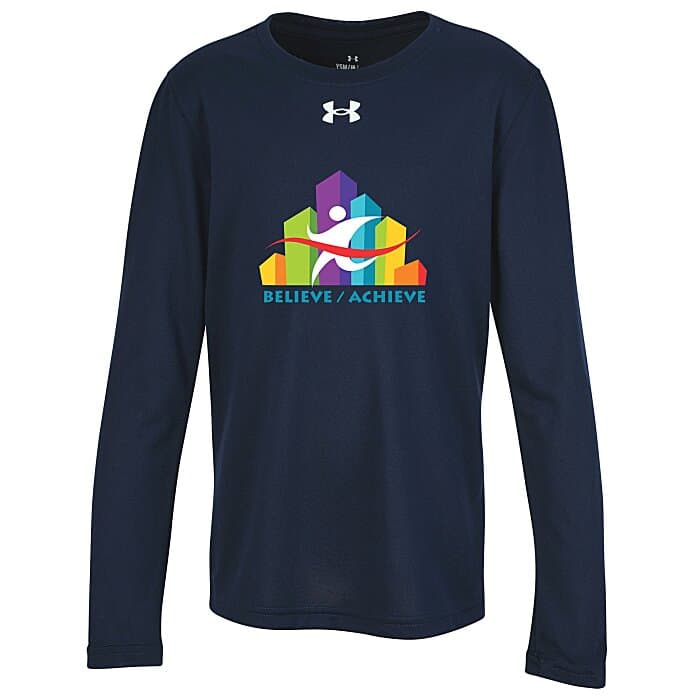 Under Armour Team Tech Long Sleeve T-Shirt - Youth - Full Color