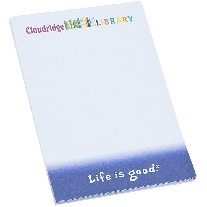 Life is Good TaskRight 6 inches x 4 inches Notepad - 50 Sheet