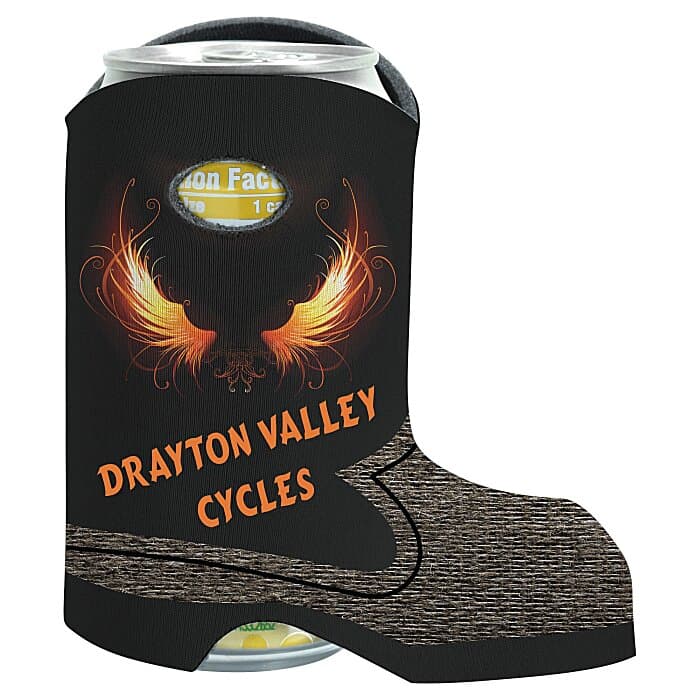 Boot Pocket Can Holder - Full Color