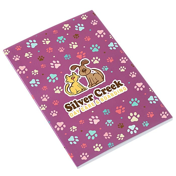 Paper Cover Notebook - 6 inches x 4 inches - Colors