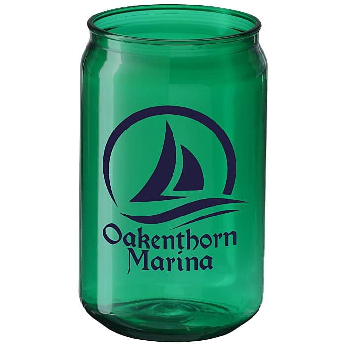 Can-Shaped Plastic Glass - 16 oz.