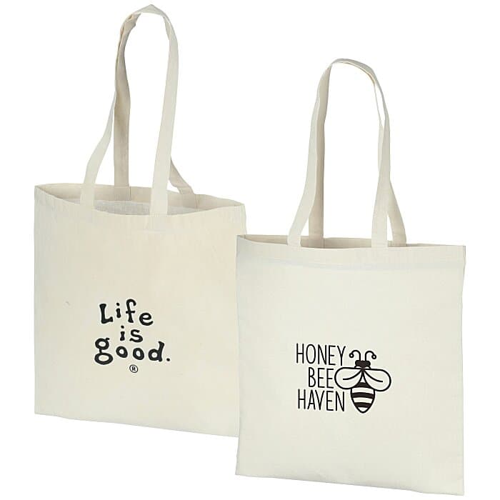 Life is Good Natural Cotton Sheeting Tote - LIG