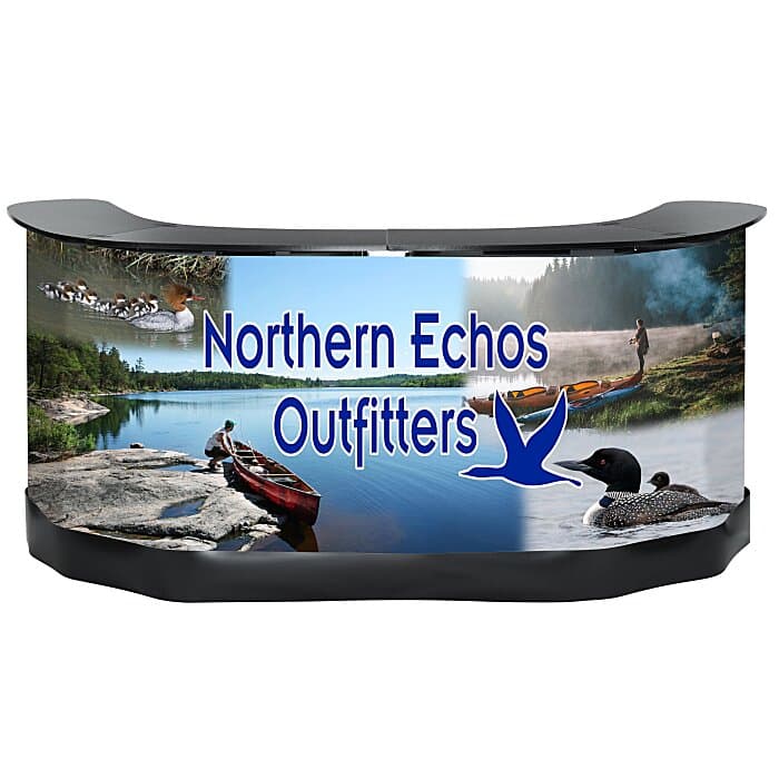 Exhibition Double Case-to-Counter Display - Full Color