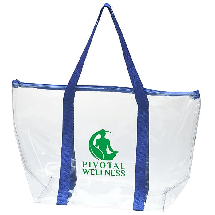 Laguna Clear Zippered Tote