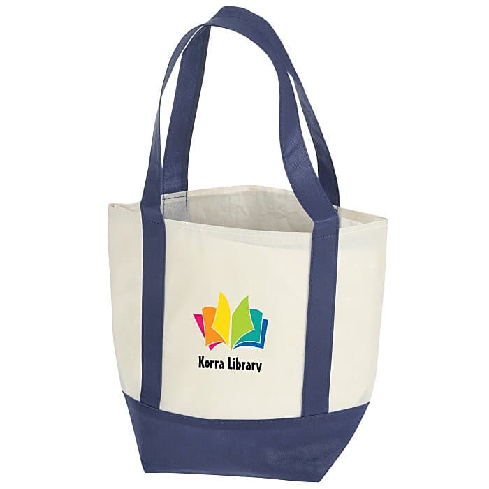 Mini Non-Woven Lighthouse Tote - Full Color