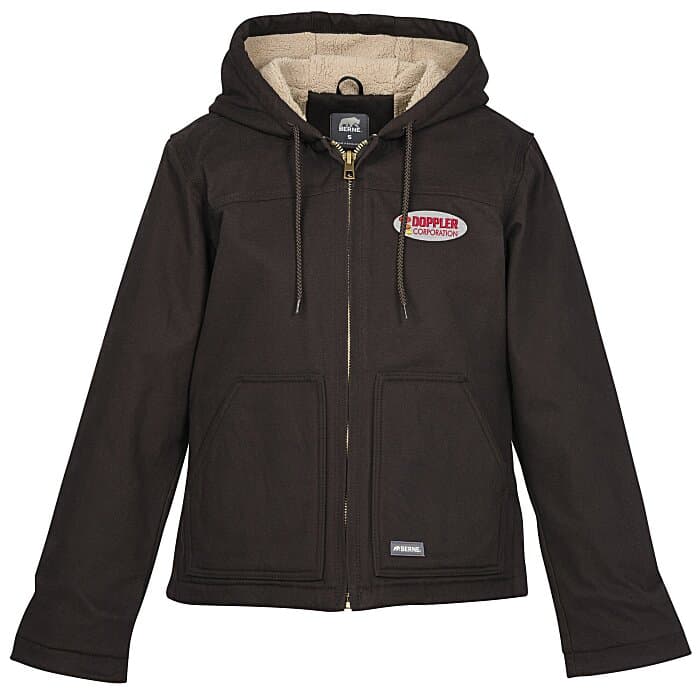 Berne Sherpa-Lined Duck Hooded Jacket - Ladies'