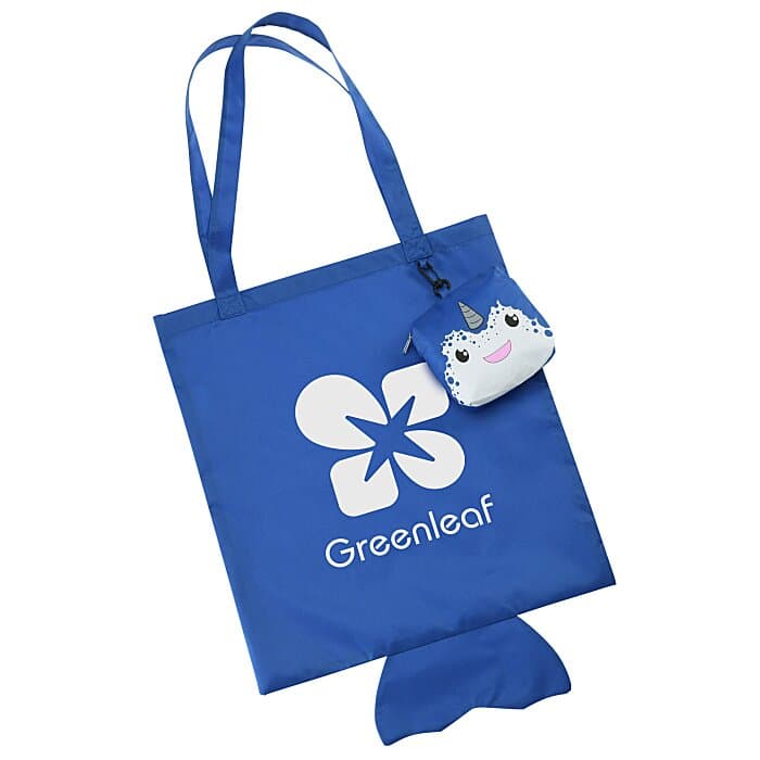 Paws and Claws Charm Tote - Narwhal