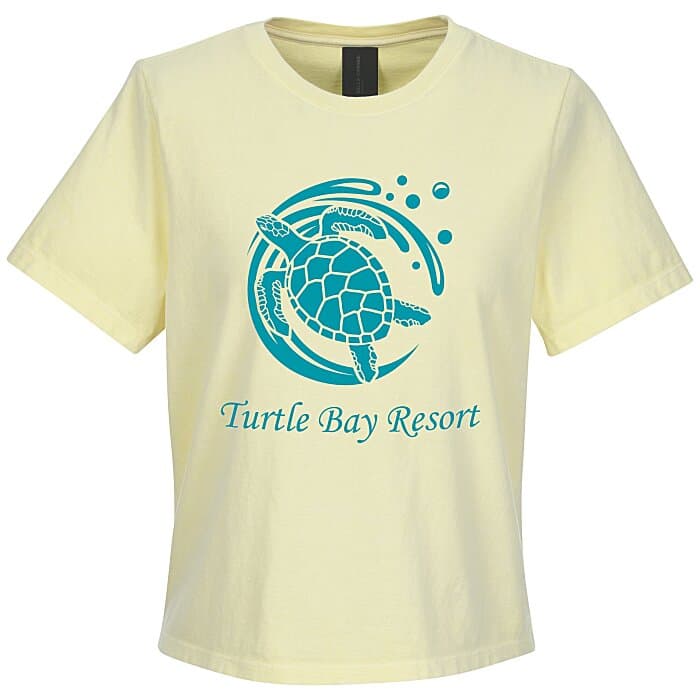 Bella+Canvas 6.5-oz Heavyweight Garment-Dyed T-Shirt - Ladies' - Screen